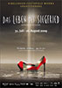 Plakat Nibelungen-Festspiele Worms 09, Titel »Das Leben des Siegfried«, rote Schuhe auf Wasseroberfläche in Anlehnung an seine Reise und seine Frauen