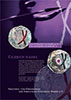 Plakat des Freundeskreises der Nibelungen-Festspiele, violette Tönung mit Brunhild (verfremdet) oben , hellem X am Rand und 2 Abbildungen der Gudrun-Nadel.